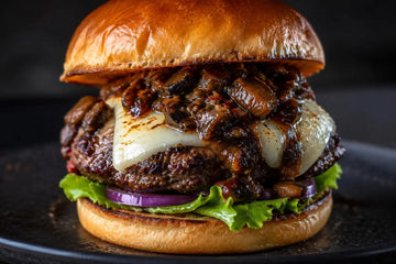 Recipe: Gourmet Mushroom Swiss Burgers