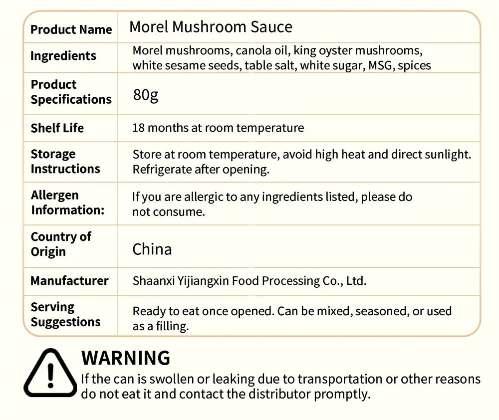 Wild Morel Mushroom Sauce 详情图 10