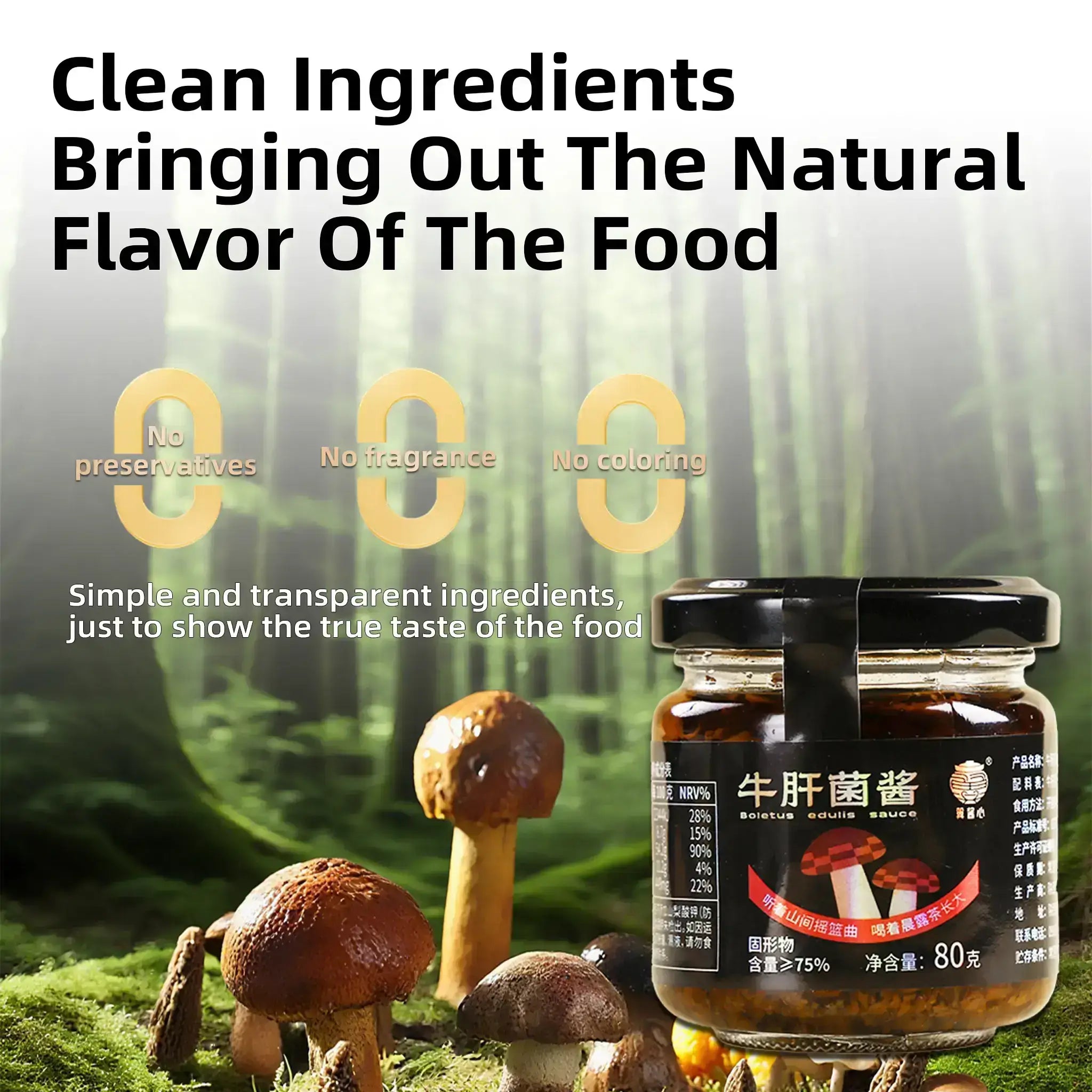 Natural flavor from porcini mushrooms